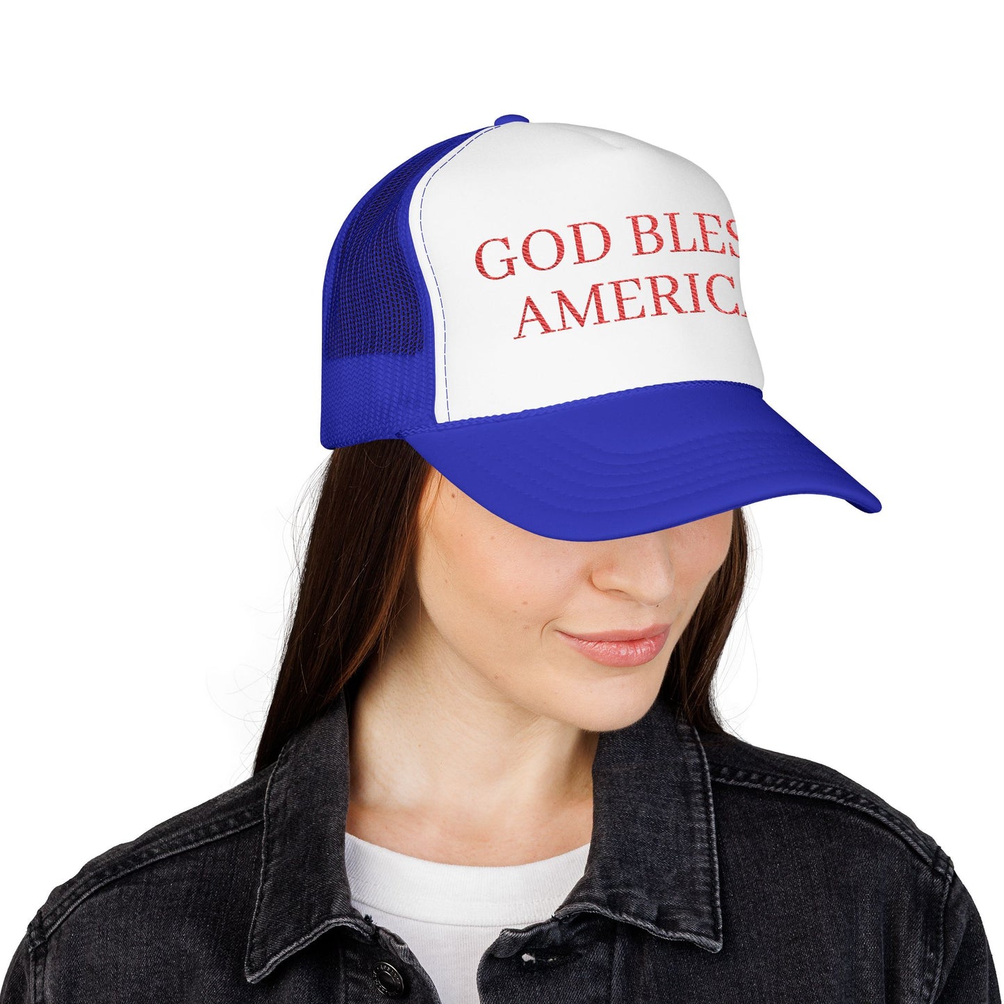 God Bless America - Retro Foam Trucker Hat
