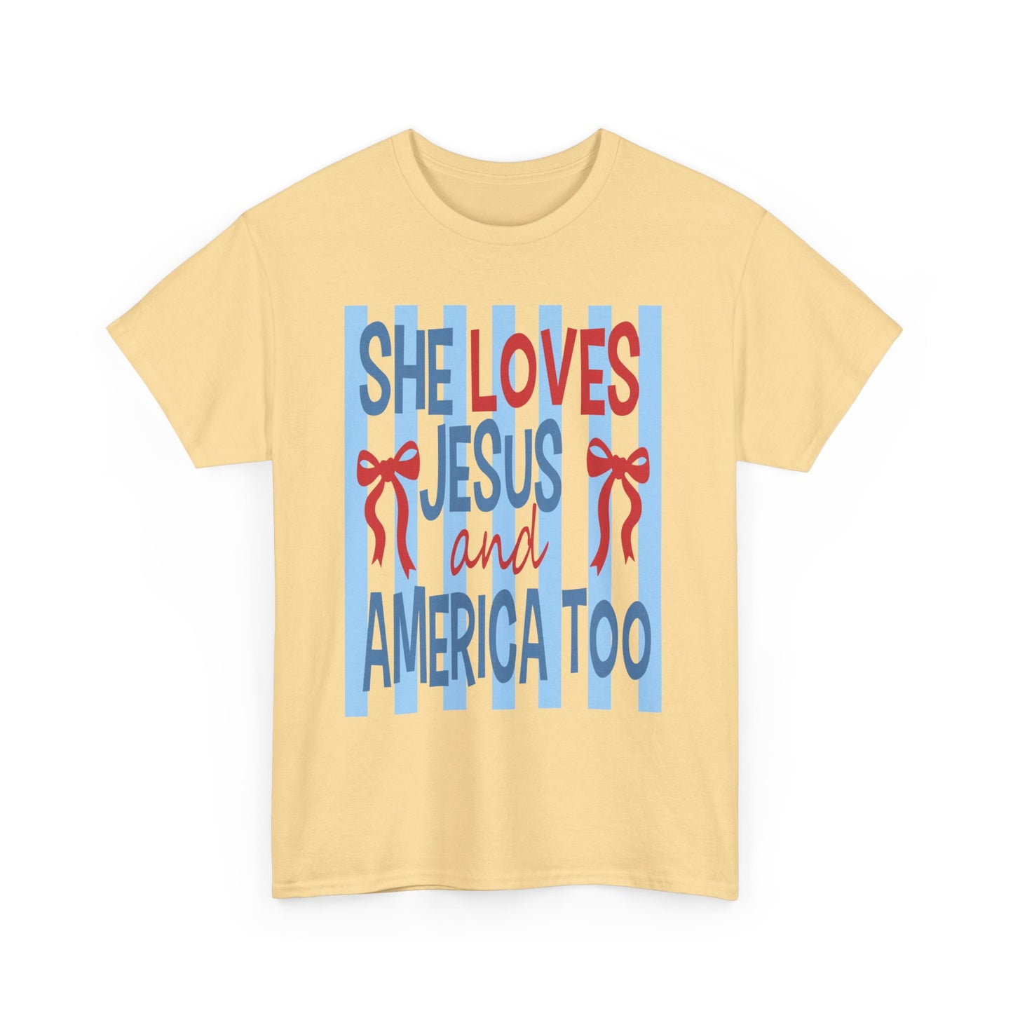 Jesus and America 2 - Patriotic T-Shirt