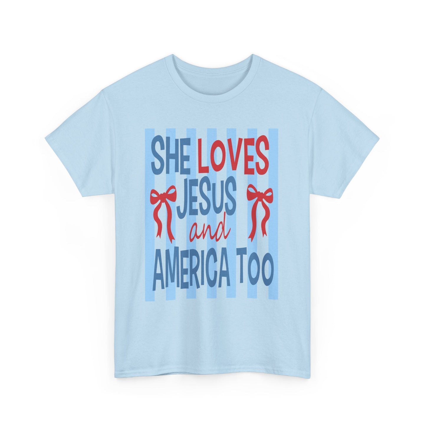 Jesus and America 2 - Patriotic T-Shirt