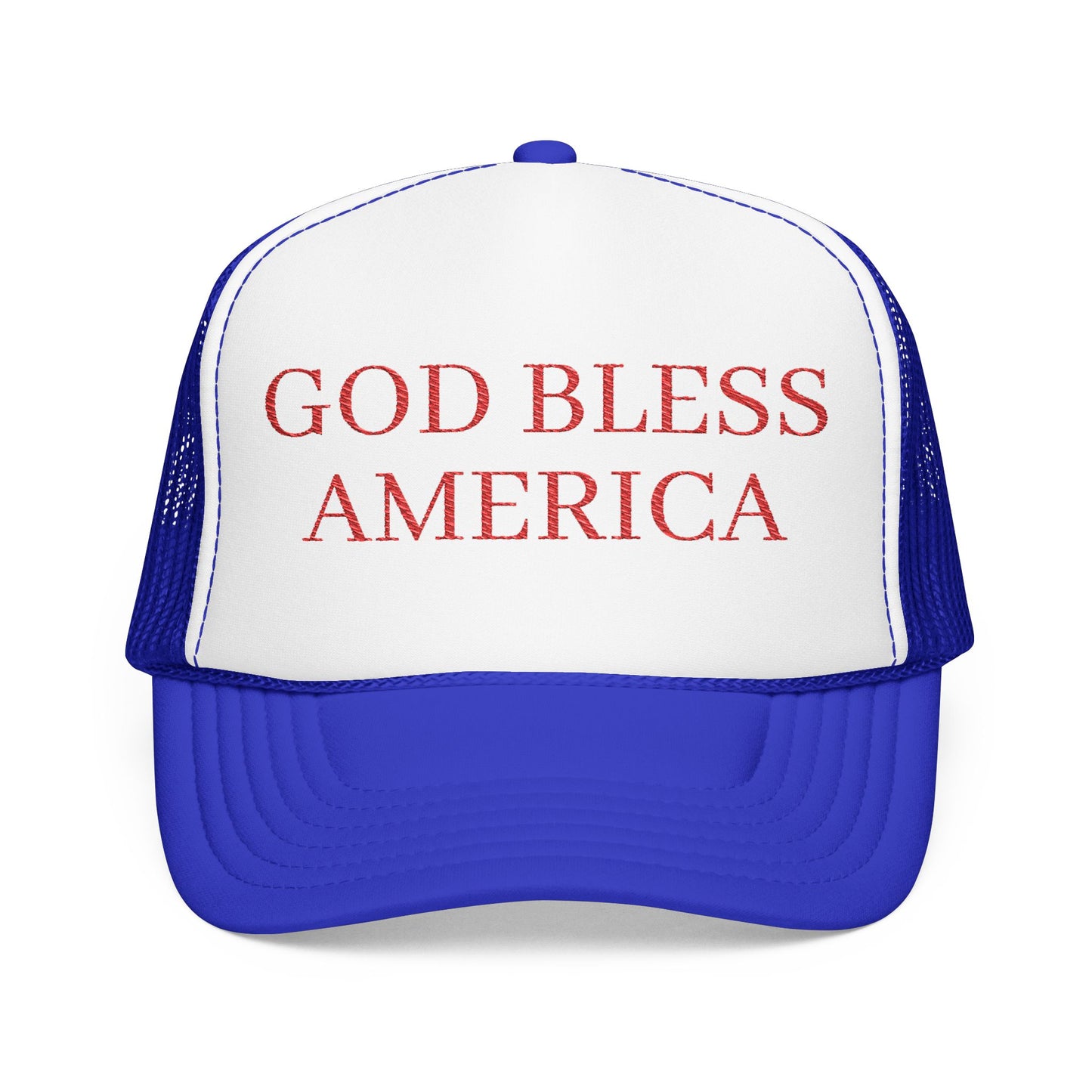 God Bless America - Retro Foam Trucker Hat