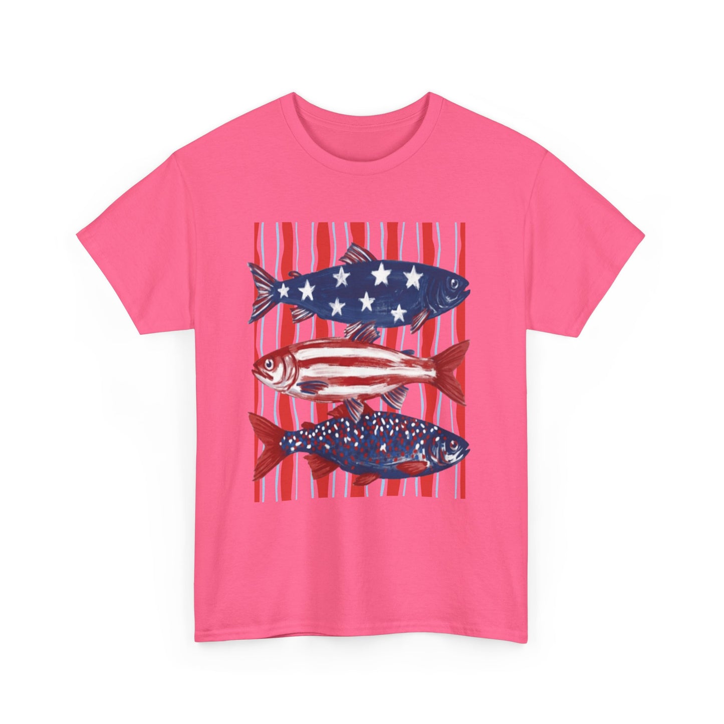 American Fish - Patriotic T-Shirt