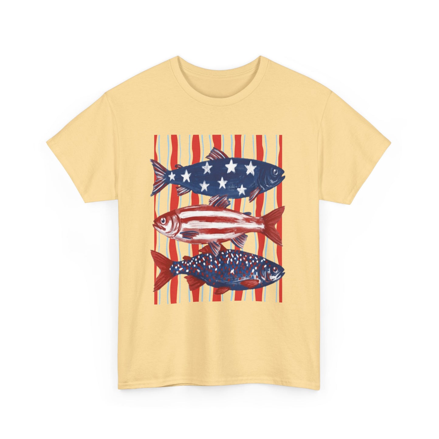 American Fish - Patriotic T-Shirt
