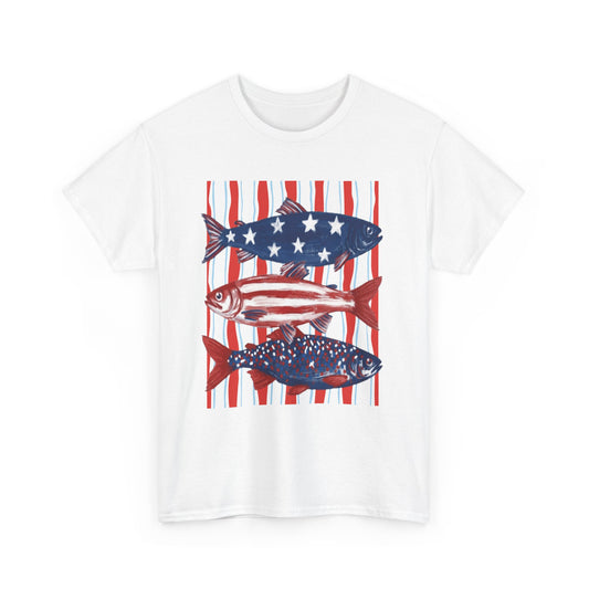 American Fish - Patriotic T-Shirt