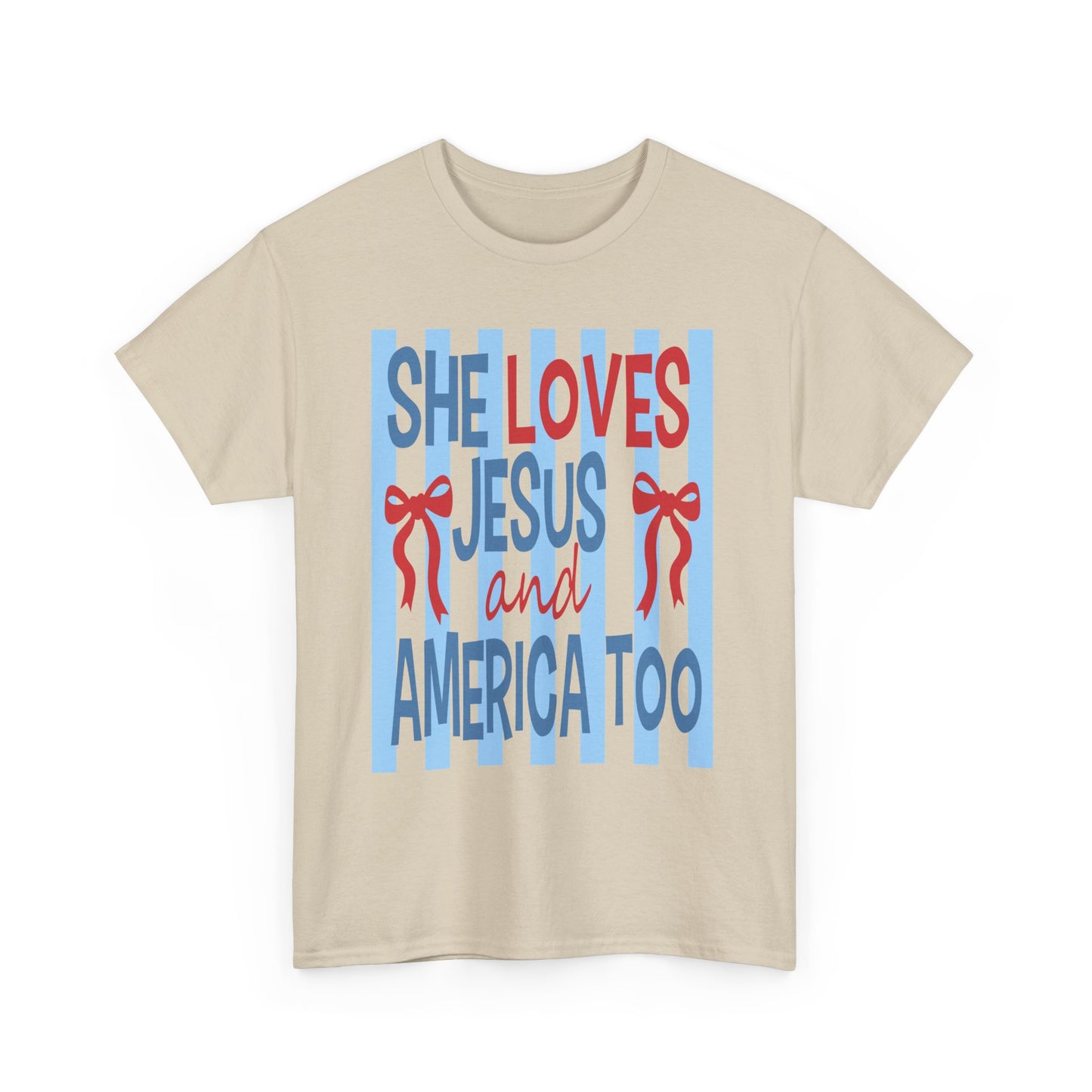 Jesus and America 2 - Patriotic T-Shirt