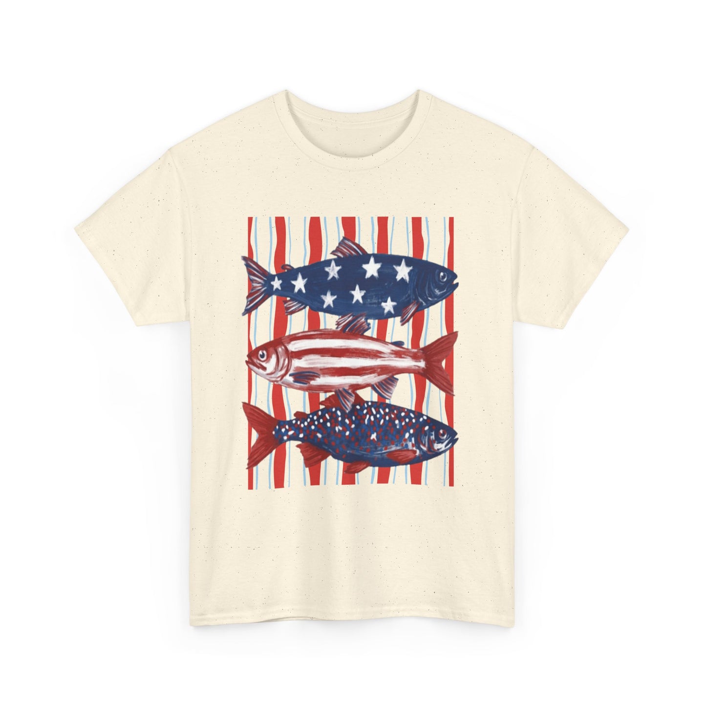 American Fish - Patriotic T-Shirt