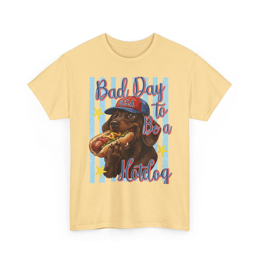 Dog Hot Dog - Patriotic T-Shirt