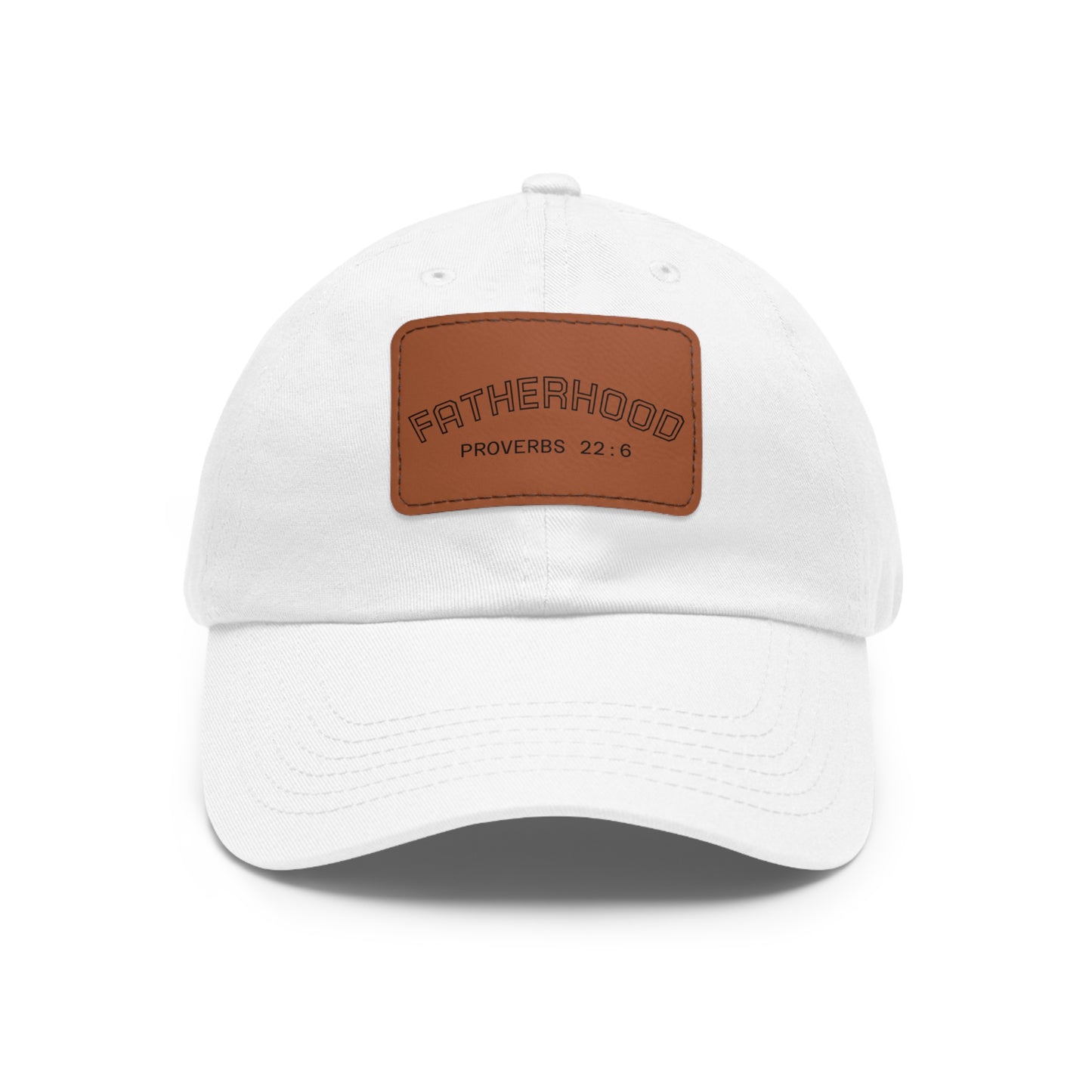 Fatherhood - Leather Patch Dad Hat