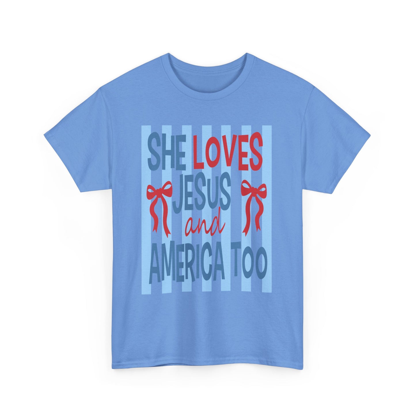 Jesus and America 2 - Patriotic T-Shirt