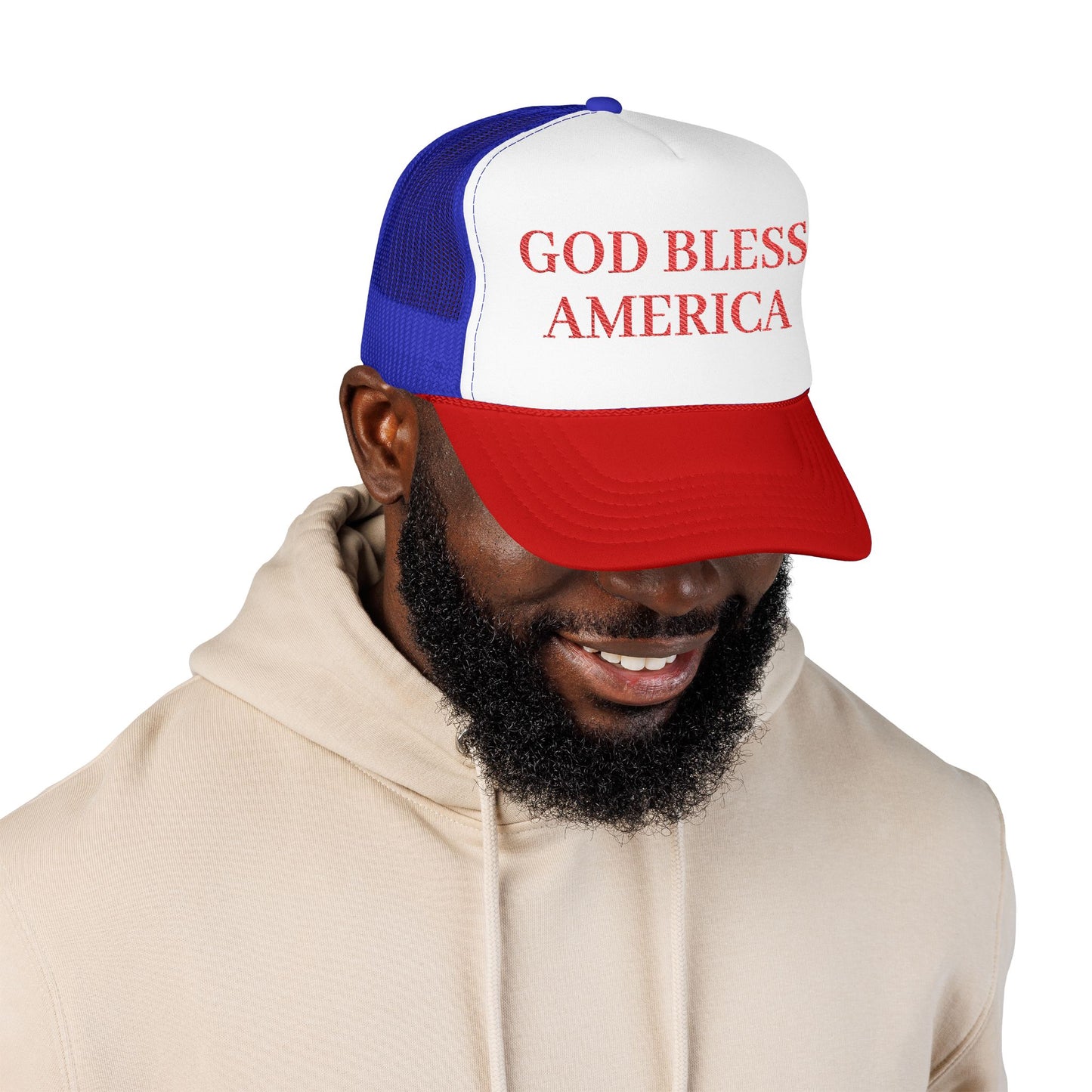 God Bless America - Retro Foam Trucker Hat