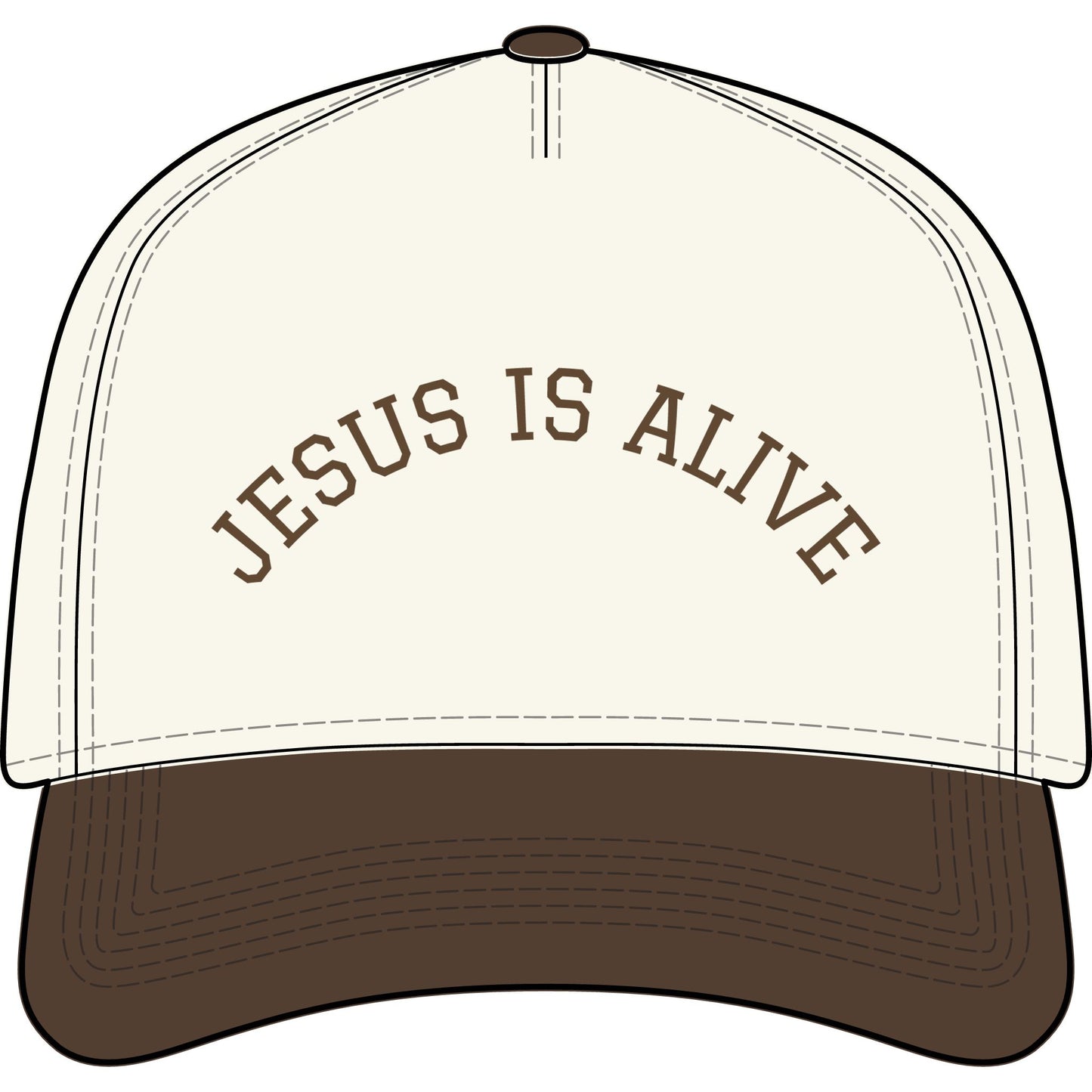 Jesus Is Alive - Two Tone Baseball Cap