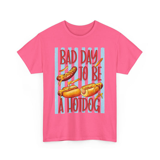 Bad Day to Be a Hot Dog - Patriotic T-Shirt