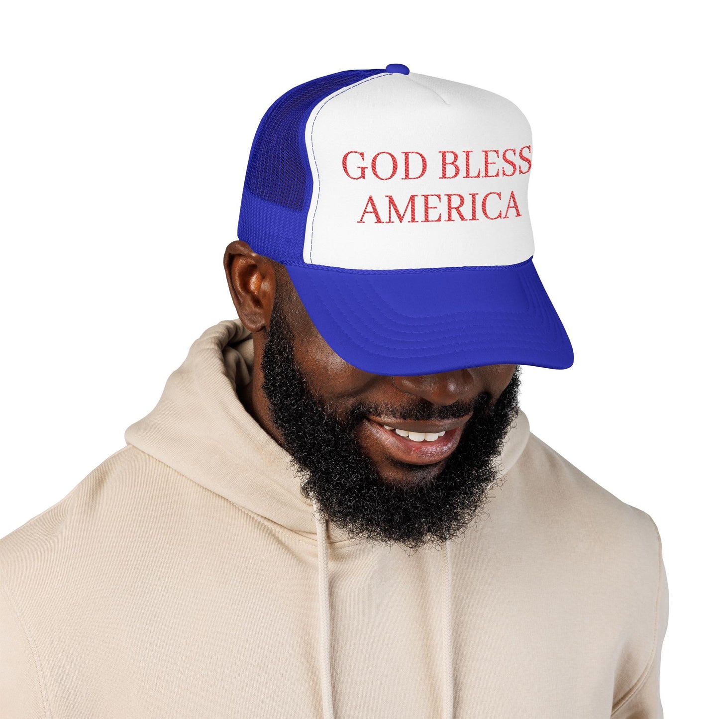 God Bless America - Retro Foam Trucker Hat