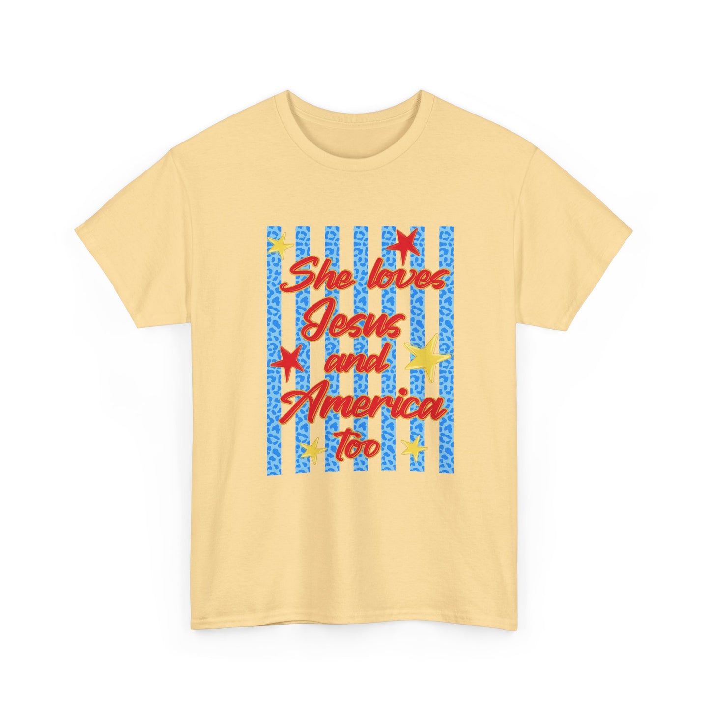 Jesus and America - Patriotic Christian T-Shirt