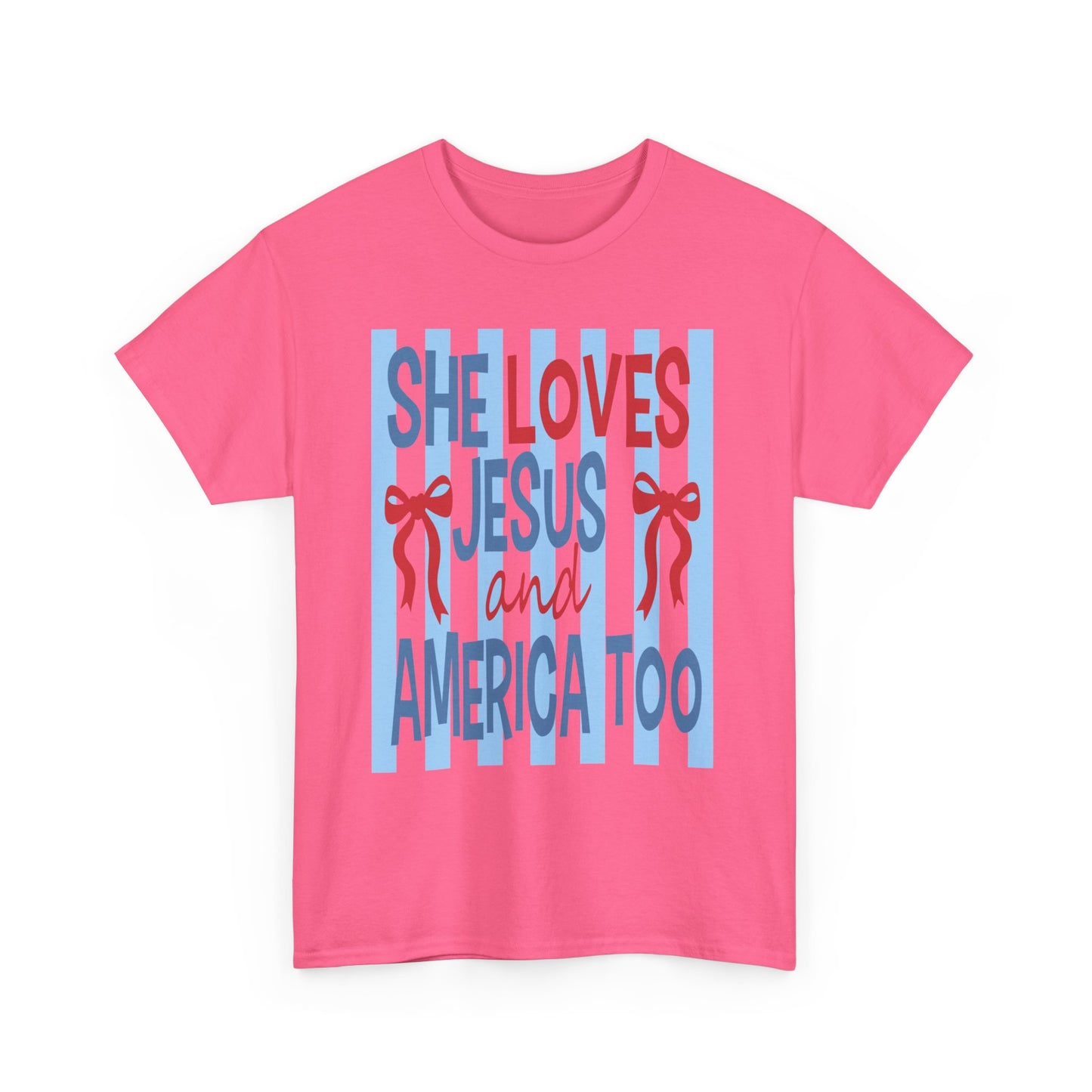 Jesus and America 2 - Patriotic T-Shirt