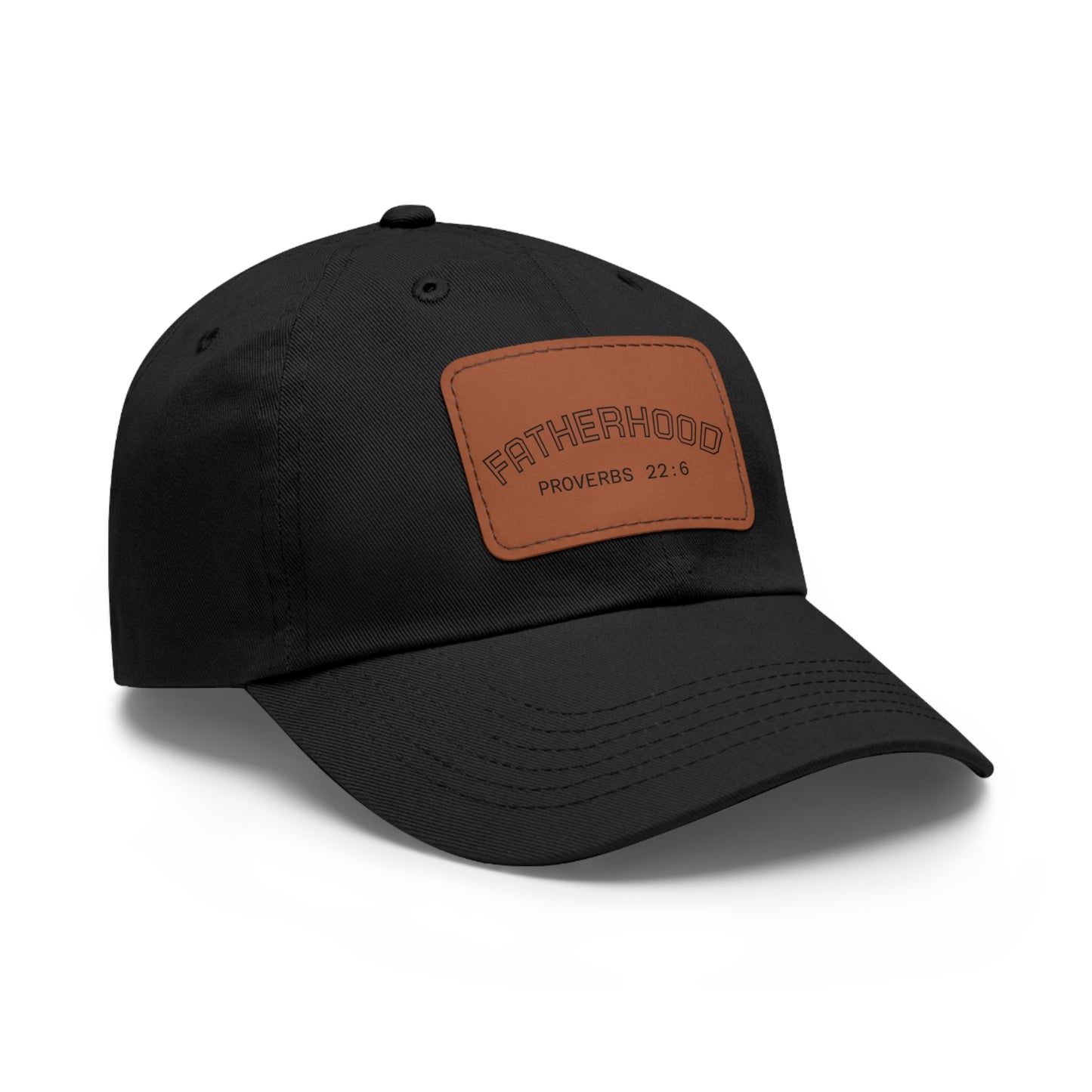 Fatherhood - Leather Patch Dad Hat