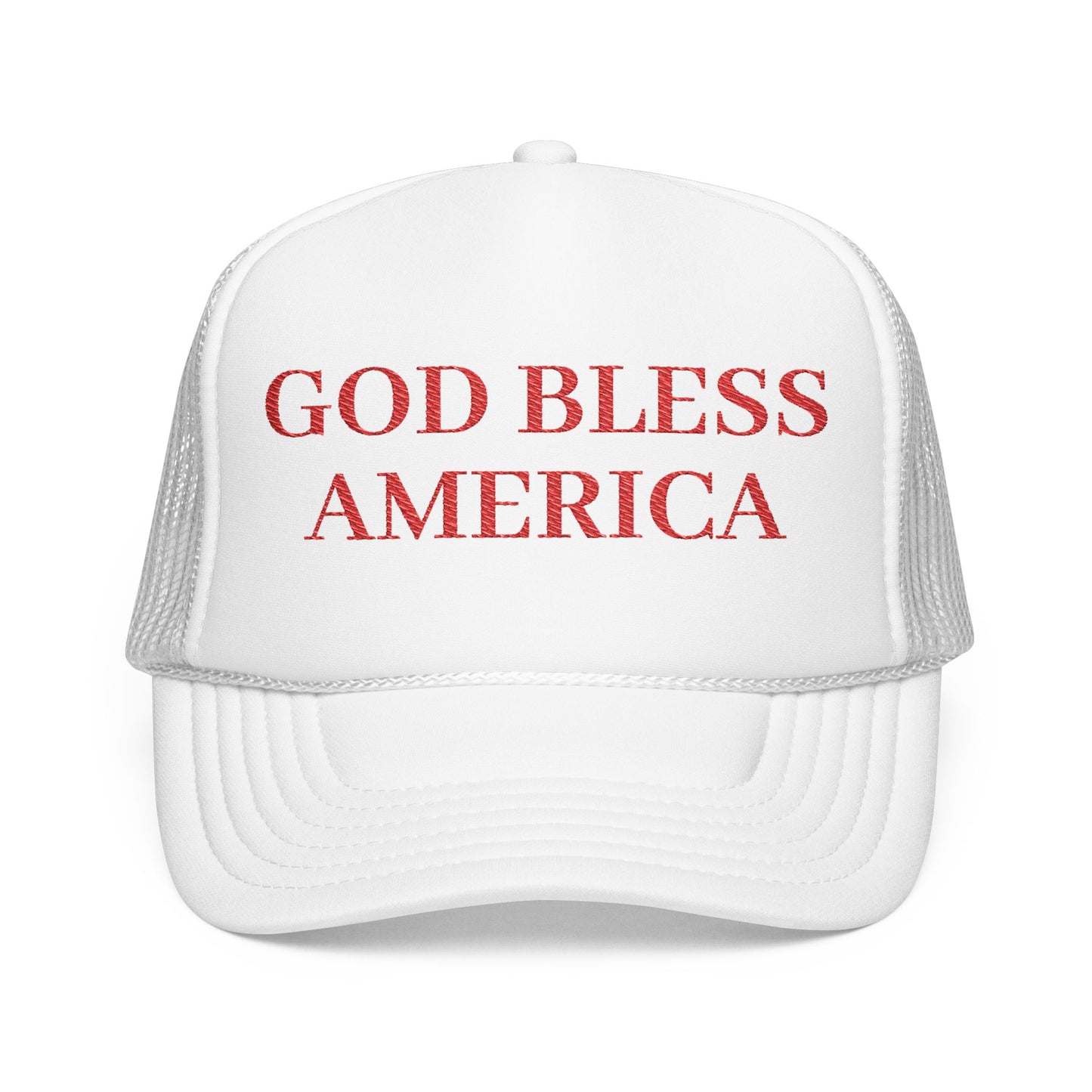 God Bless America - Retro Foam Trucker Hat