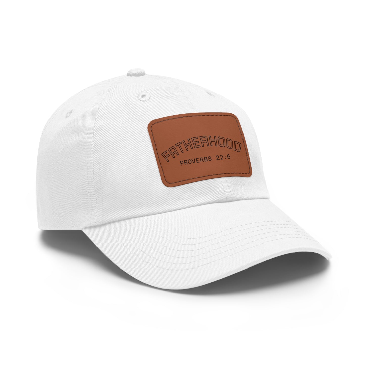 Fatherhood - Leather Patch Dad Hat