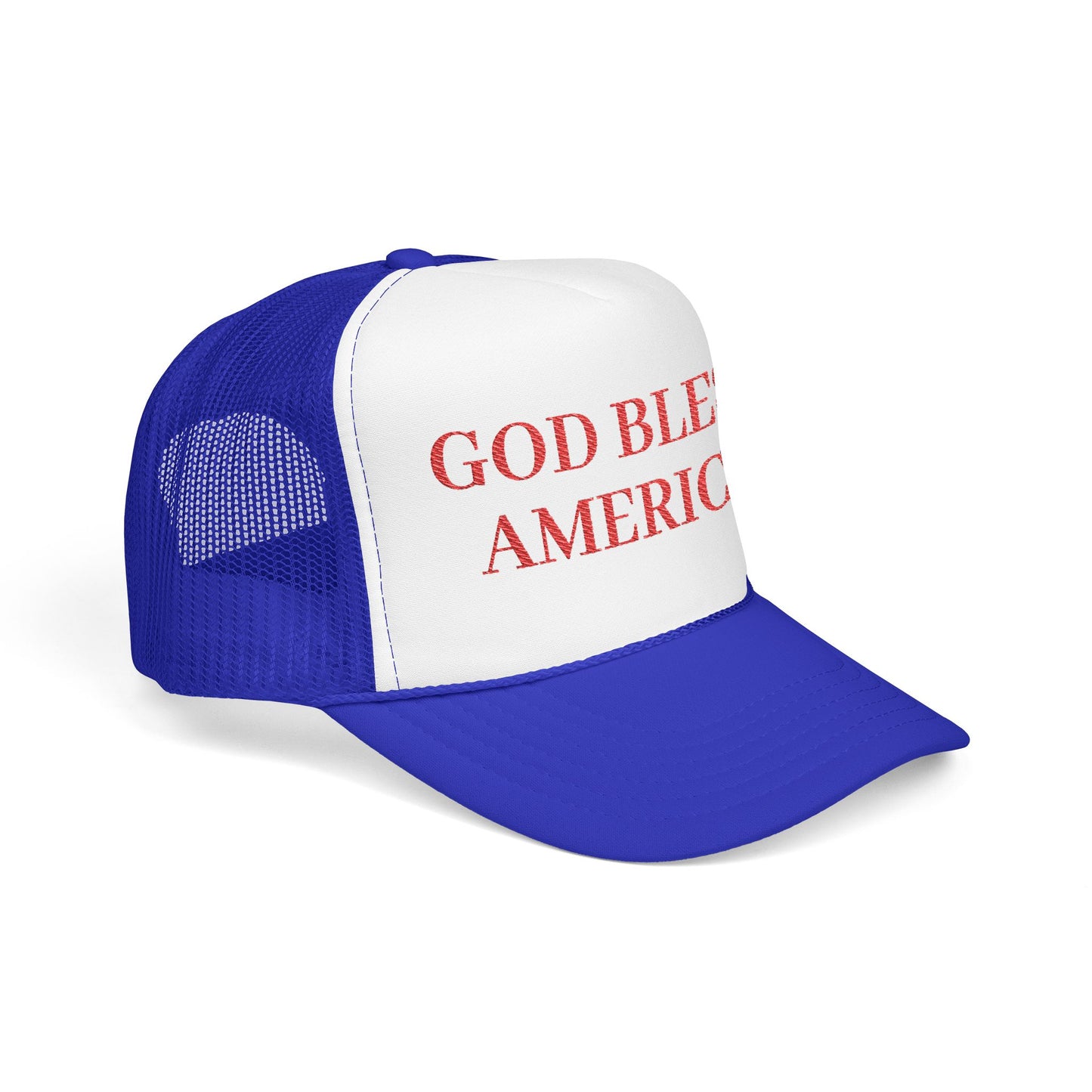 God Bless America - Retro Foam Trucker Hat