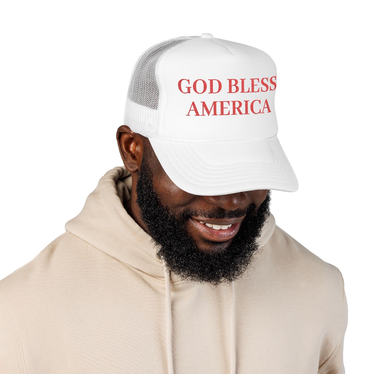 God Bless America - Retro Foam Trucker Hat