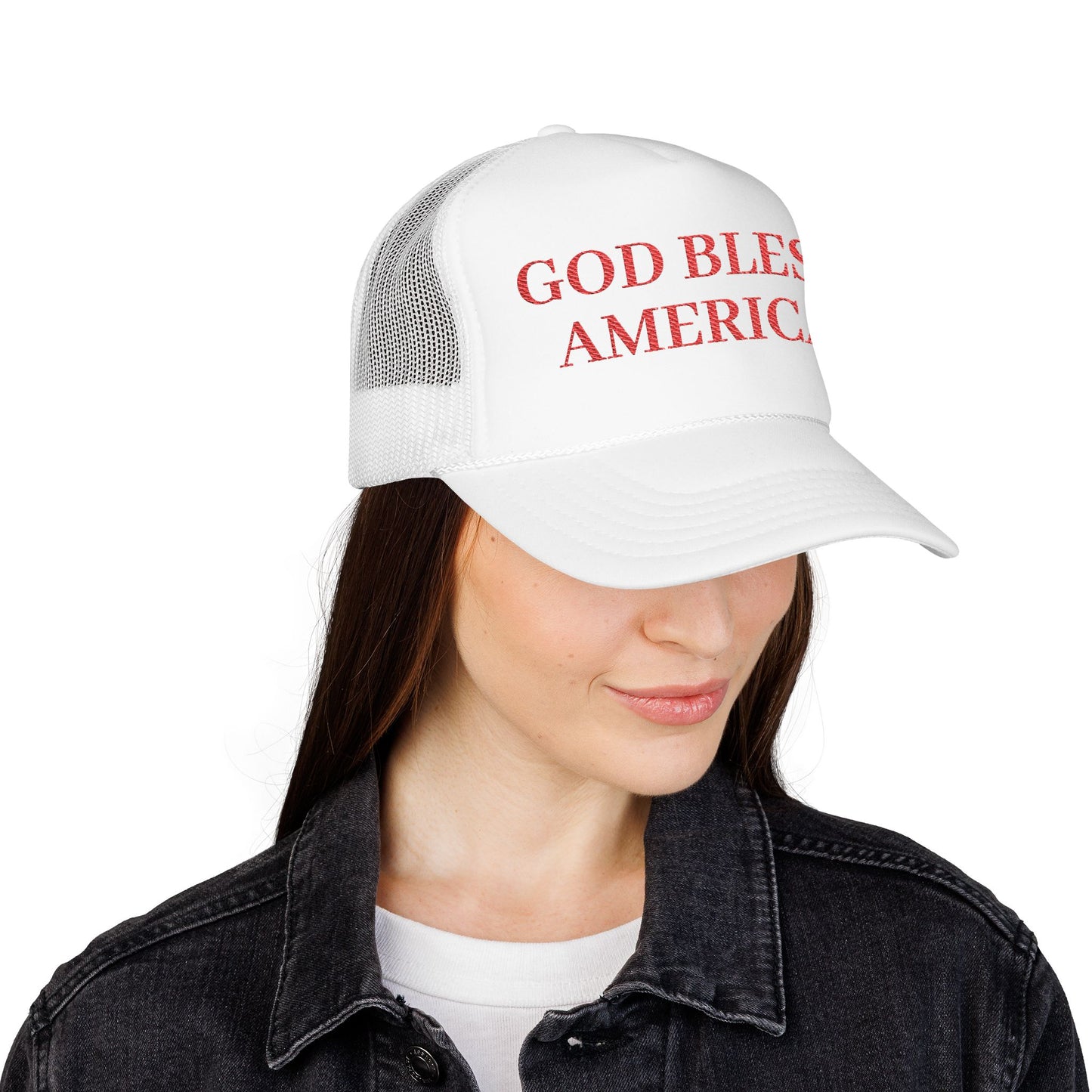 God Bless America - Retro Foam Trucker Hat