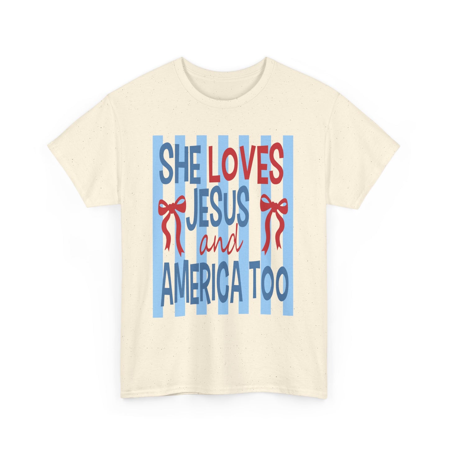 Jesus and America 2 - Patriotic T-Shirt